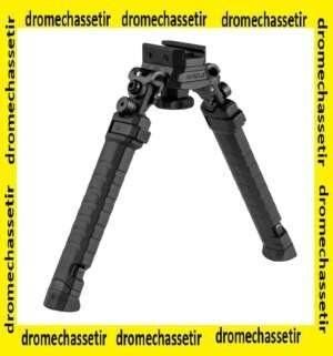Bipied de precision Fab Defense Spike noir reglable en hauteur