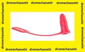 douille plastique avec drapeau de sureté rouge pour 9mm