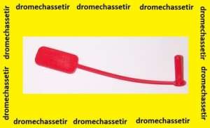 douille plastique avec drapeau de sureté rouge pour 22lr