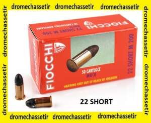 boite de 50 cartouches Fiocchi , cal 22 Short, Match, 30 grains