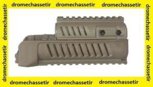 Garde main pour VZ 58 avec 4 rails picatinny en 21mm de largeur, FAB DEFENSE, couleur TAN