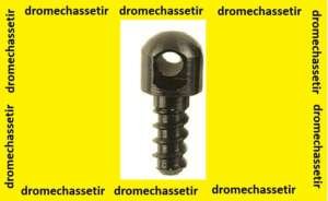 Vis de grenadiere pour crosse bois , 12mm, noir
