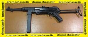 Carabine Semi auto GSG MP 40 en 22 LR, canon fileté, chargeur 23 cartouches