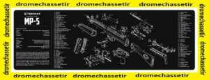 Tapis de nettoyage neoprene decor H&K MP5