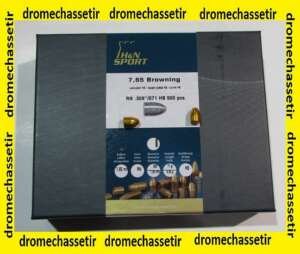 Boite de 500 Ogives H&N cal 0.309, 71grs, round nose