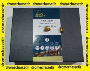 boite de 500 ogives H&N electro cuivrée, cal 7,65 (0.311) 86 grains round nose