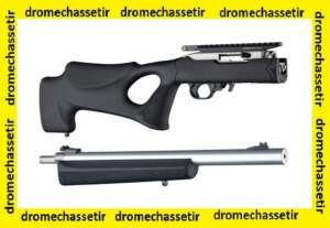Crosse Hogue trou de pouce pour ruger 10/22 takedown, noir