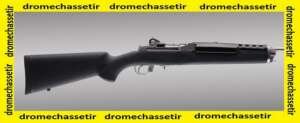 Crosse Hogue soft Rubber pour ruger Mini 14 et 30, noir