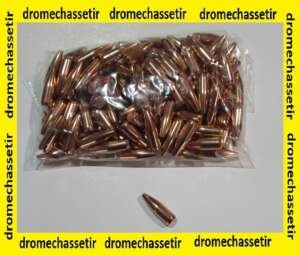 sachet de 100 ogives Hornady cal 22 (0.224), 52 grains BTHP, ref 2249