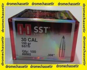 Boite de 100 ogives Hornady, cal 0.308", SST, 150 grains, ref 30302 HORNADY