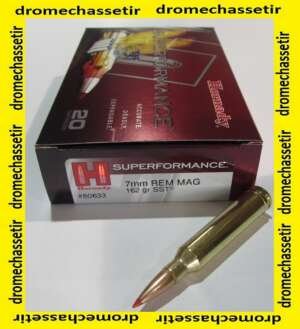 1 boite de 20 cartouches Hornady 7mm Remington Magnum, SST 162 grains