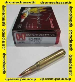 boite de 20 cartouches Hornady Superformance , cal 280 Remington , 139 grs SST