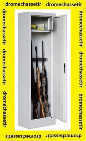 Coffre Fort Elite modele Hunter pour 7 armes avec coffre interieur, poids 55kg