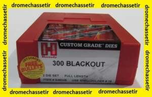 Jeux d'outils Hornady pour le rechargement en calibre 300 Blackout /AAC