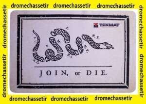 Tapis de nettoyage neoprene decor Join or Die