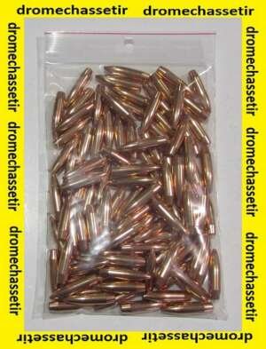 lot 100 ogives Lapua , cal 30 diametre 0.308, HPBT scenar en 185 grains, GB432