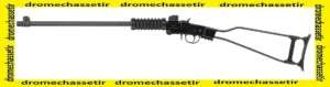 carabine pliante Little Badger, cal 22lr, rail picatinny, crosse squelette et filetage