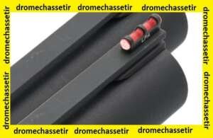 mire LPA a visser diametre 3mm, fibre rouge fluo