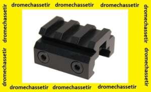 Rehausseur de rail picatinny, hauteur 12,7mm pour optiques ( point rouge, lunettes)