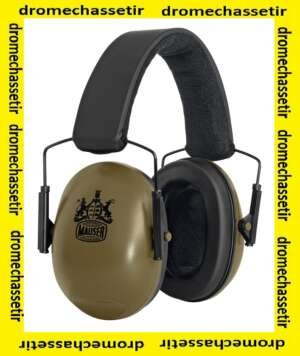 casque de protection auditif Mauser, couleur olive