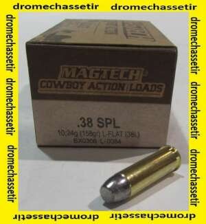 Boite 50 cartouches Magtech Cowboy, cal 38 Special, 158 grains LFN