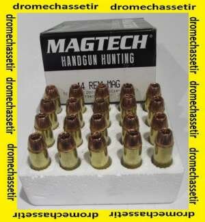 boite de 20 cartouches Magtech de cal 44 Rem Mag, 200 grains , SCHP (pointe creuse cuivrée)