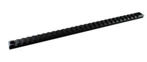 Rail picatinny plat en 21mm de largeur de 30 cm de longueur, noir