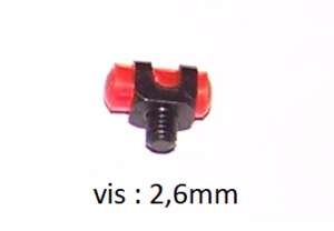Mire rouge pour fusil avec vis de diametre de 2,6mm
