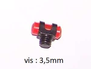 Mire rouge pour fusil avec vis de diametre de 3,5mm