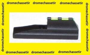 Mire avec support pour carabine Remington 700, 7600, 7400, 750, apres 2003, verte