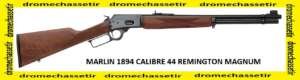 Carabine a levier sous garde Marlin 1894, cal 44 Rem Mag, canon 51cm, , capacité 9+1 cartouches