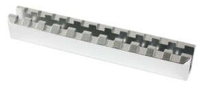Rail picatinny haut type U pour ruger 10/22 silver