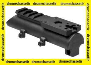 capot pour SKS avec rail picatinny et embase micro point rouge