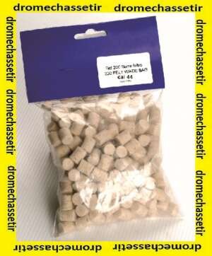 sachet de 200 bourre feutre cal 44 poudre noire