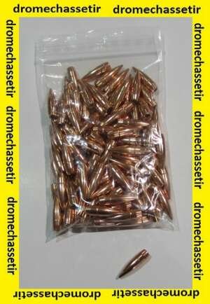 lot 100 ogives PARTIZAN cal 30 (308) 145 grains , FMJ-BT