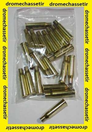 Lot de 20 douilles laiton Partizan en calibre 7,62x54R