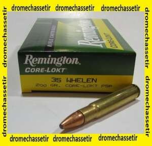 1 boite 20 cartouches de calibre 35 Whelen, Remington Core Lokt PSP 200 Grains