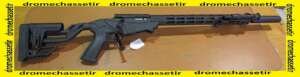 Carabine Ruger Rimfire 22lr a verrou, chargeur 10 cartouches, bipied M-LOK et silencieux