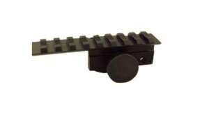 Montage avec rail picatinny en 21mm de largeur pour rossi 92 et puma lever action, noir