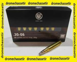 boite 20 cartouches calibre 30-06 UNI Classic 200 grains
