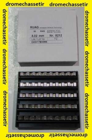 Paquet de 50 amorces boxer , RWS 8212 pour 50BMG