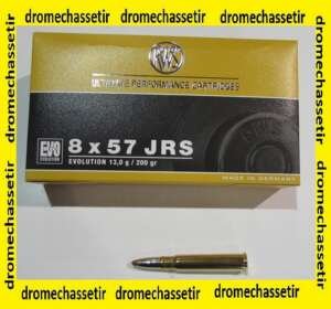 1 boite de 20 cartouches calibre 8x57 JRS , EVO 200 grains ,13 grammes