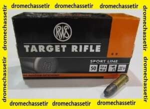 boite de 50 cartouches 22lr, RWS Target Rifle 40 grains