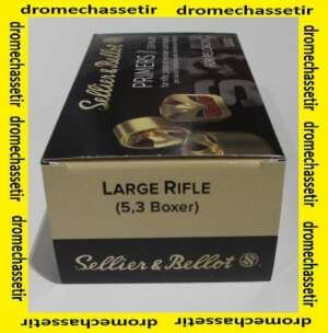 1 paquet de 1000 amorces Sellier & Bellot , Large Rifle