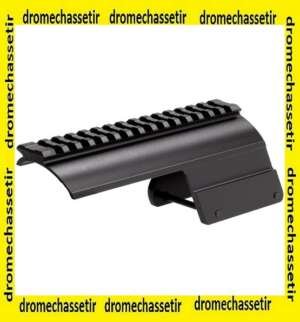 Montage picatinny  pour fusil a pompe remington 11-87  1100 et 870 en calibre 12