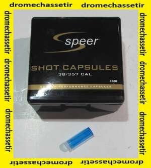 boite 50 capsules pour grenaille de plombs, cal 357