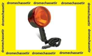 Lampe de 4 millions de candelas avec lentille rouge avec branchement allume cigare