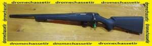 carabine Tikka T1X GAUCHER cal 22lr canon 51cm filetée composite noir