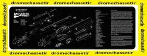 Tapis de nettoyage neoprene decor Fusil a pompe Mossberg
