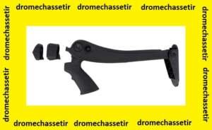 Crosse ATI avec poignée pistolet repliable pour fusil mossberg 500, 590, Maverick 88, Winchester 1200 et 1300 et remington 870, couleur noir